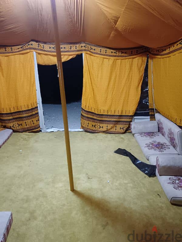 tent for sale 4x4 new خيمة بشكل مجلس الشعر 4x4 3