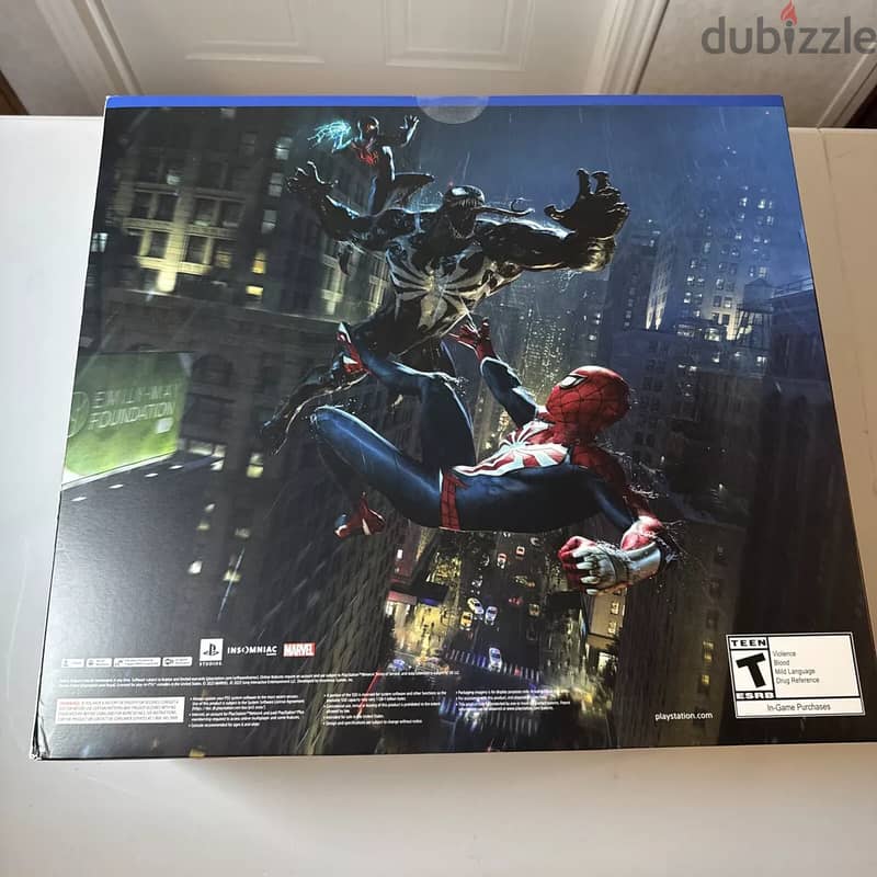 Sony PS5 Blu Ray Edition Console Spider Man 2 Limited Edition Bundle 3