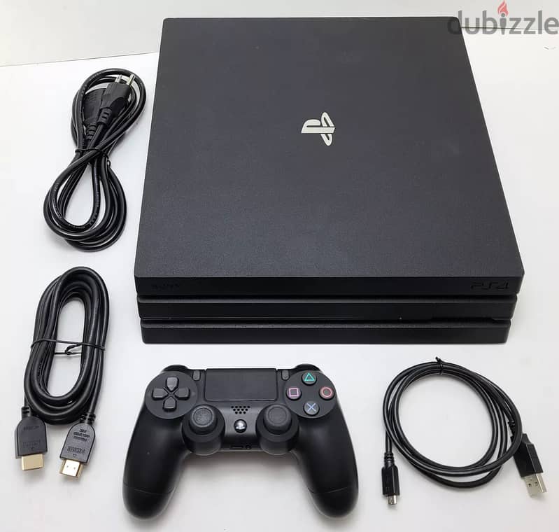 Sony PlayStation 4 Pro 1TB Console  Black PS4 Pro video game Sys 0