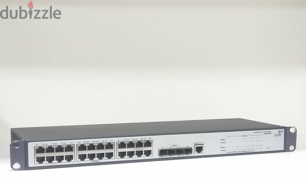 Gigabit Ethernet Switch  HP Brand   24 Port  4 Gigabit SFP 0