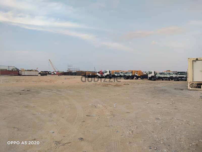 Open land yard for rent in Karrana, Mekanis ( Salwa road ) 2