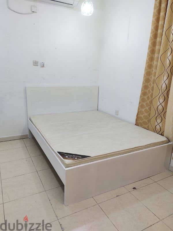 Queen size bed with mattress for sale 3