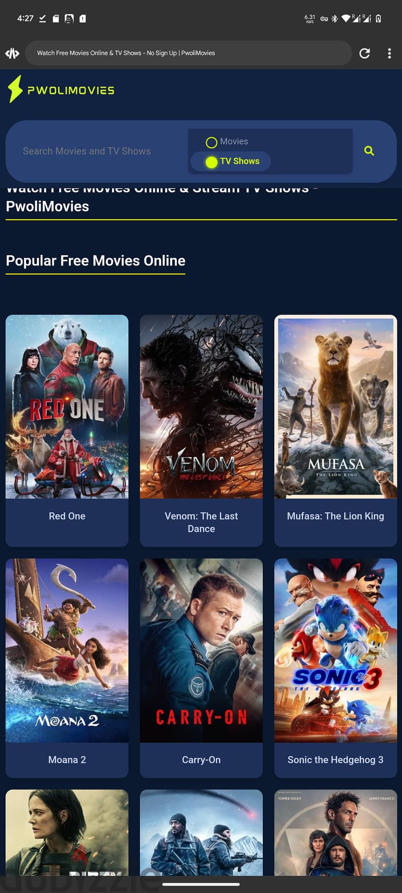 Watch Free Movies Online & Stream TV Shows - PwoliMovies 1