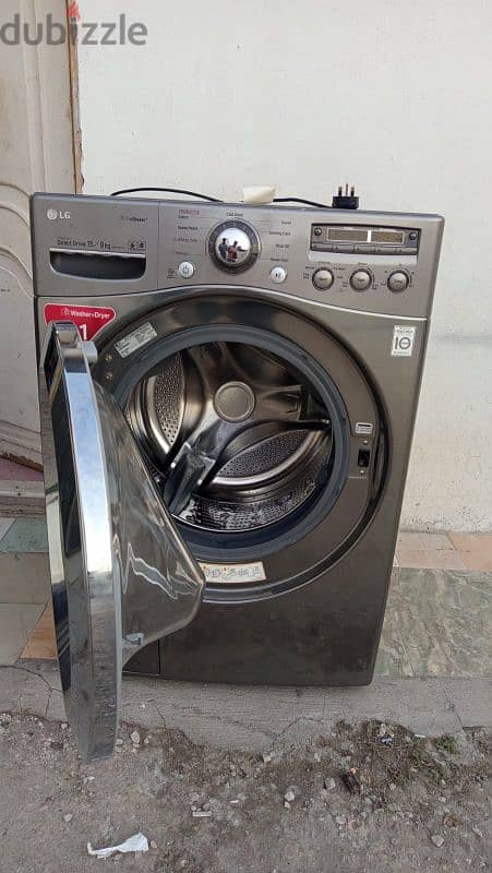 LG 15/9 KG AUTOMATIC WASHING MACHINE FOR SELL CALL ME 70577993 0