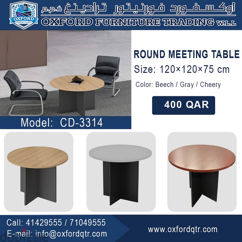 Round Meeting Table 0