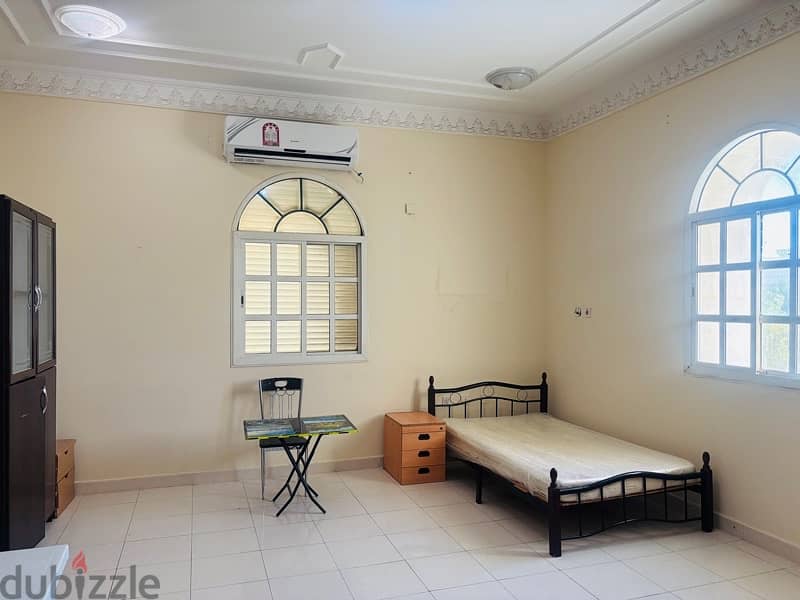 BIG semi furnished studio room @aziziya 0