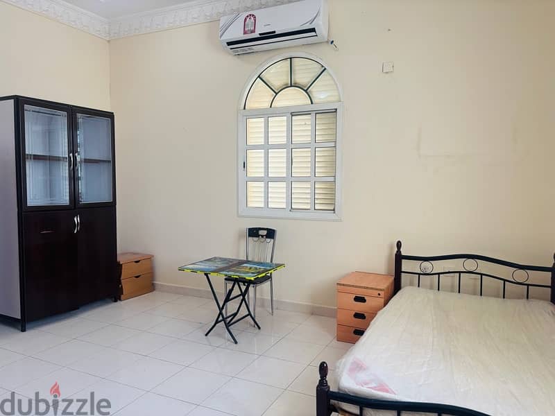 BIG semi furnished studio room @aziziya 2