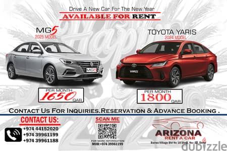 NEW YEAR 2025 BEST RENTAL PRICE FOR BRAND NEW CAR ! BOOK NOW:39961199