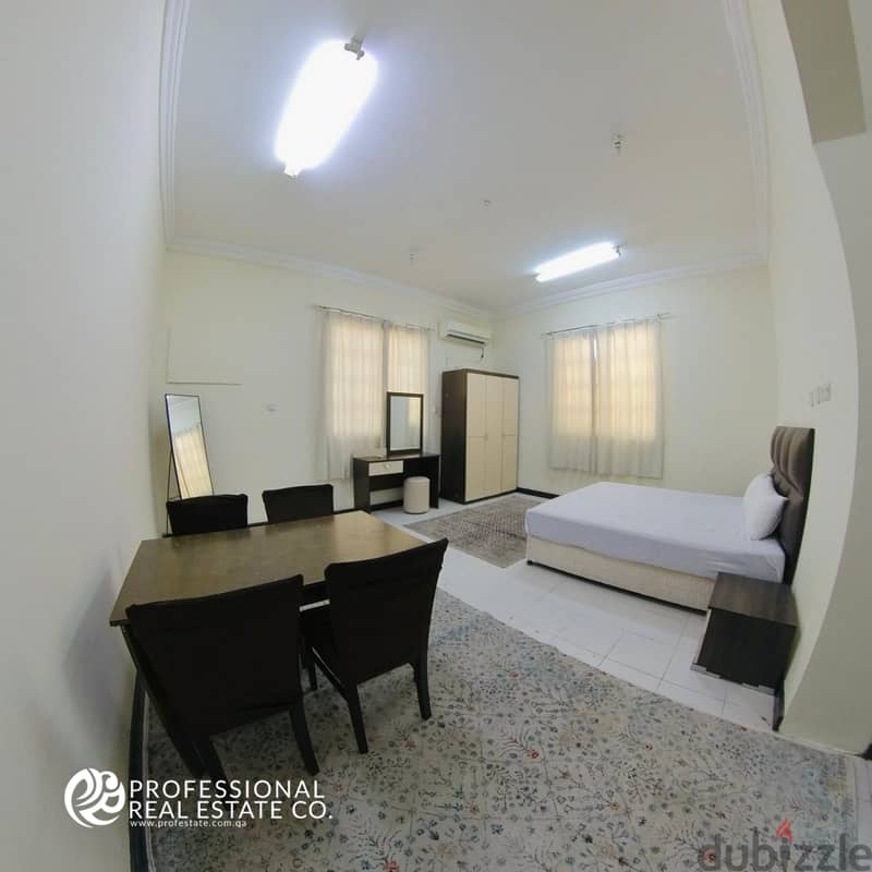 Semi Furnished | Studio Type Part of A Villa in Umm Lekhba 3