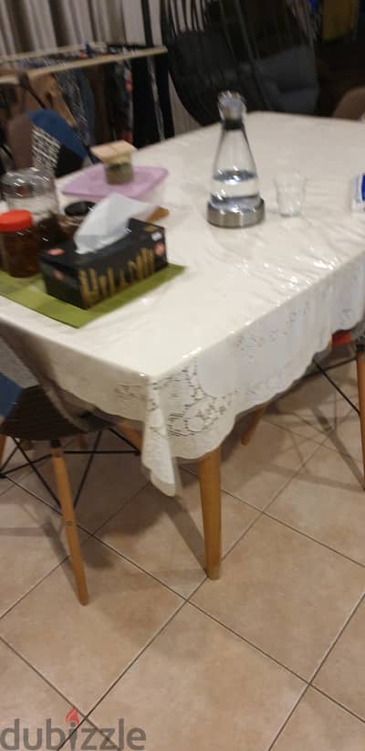 Dining table with chairs for sale