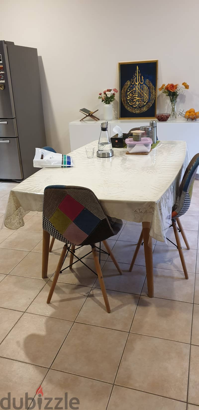 Dining table with chairs for sale 3