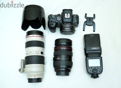 CANON EOSR6 BODY+EF 24-70 2.8+ 70-200 lens+EF-RF ADAPTOR