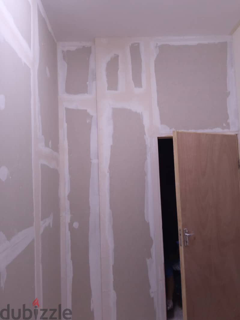 Gypsum board partition and Painting work 2