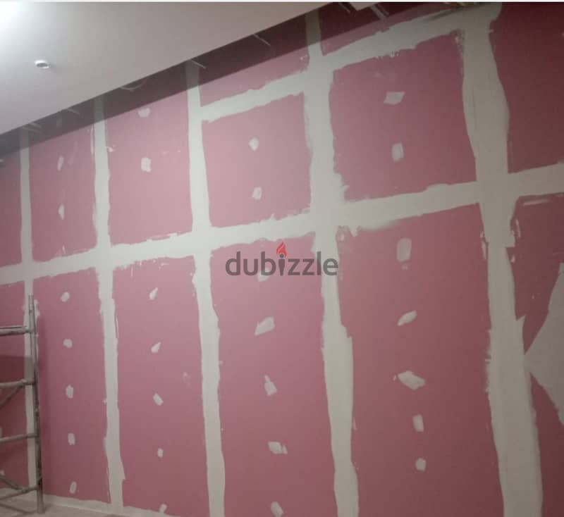 Gypsum board partition and Painting work 3