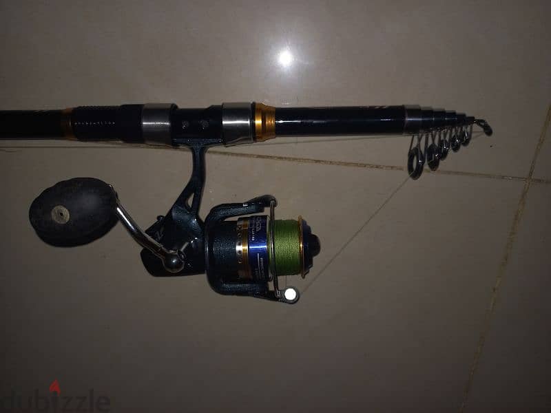 sougayilang fishing rod with korean spinning reel 2