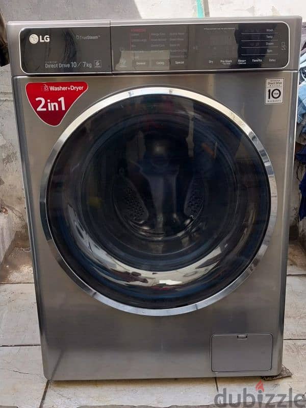 LG 10/7 KG AUTOMATIC WASHING MACHINE FOR SELL CALL ME 70577993 0