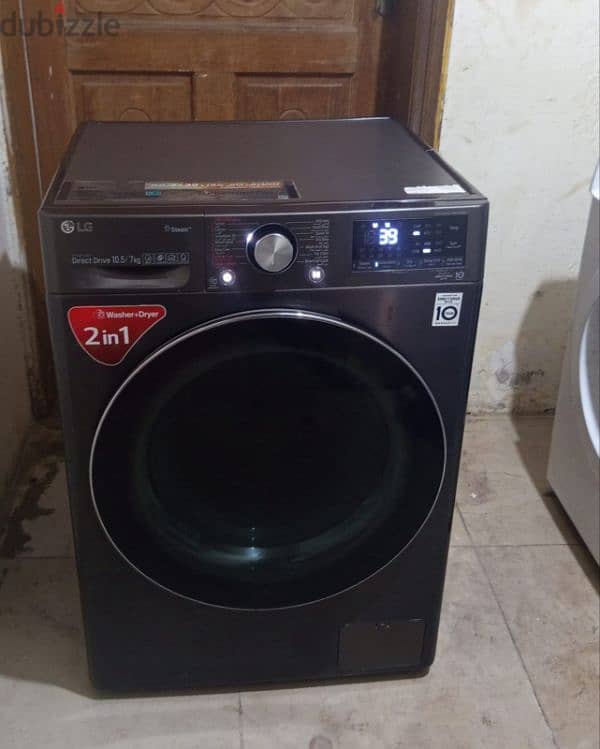 LG 10.5/7 KG AUTOMATIC WASHING MACHINE FOR SELL CALL ME 70577993 0