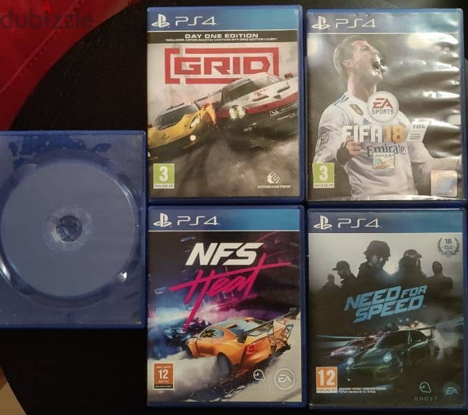 5 PS4 GAMES 0