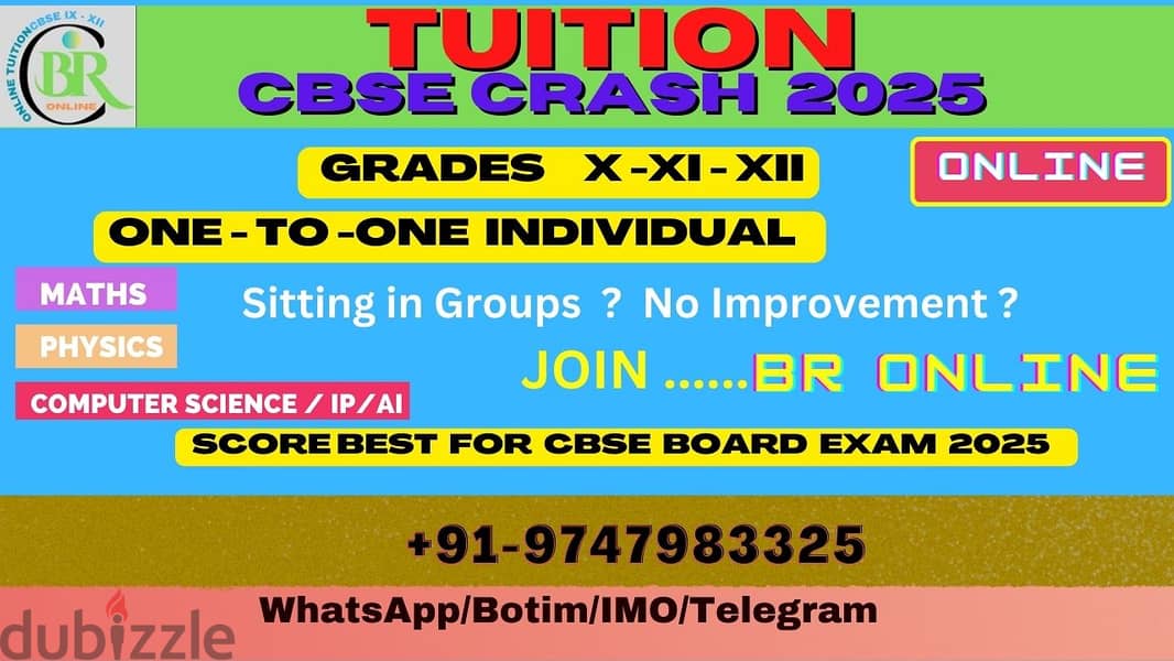 TUITION  Physics G-10,11,12 (1-2-1) CBSE   : +91 9747983325 0