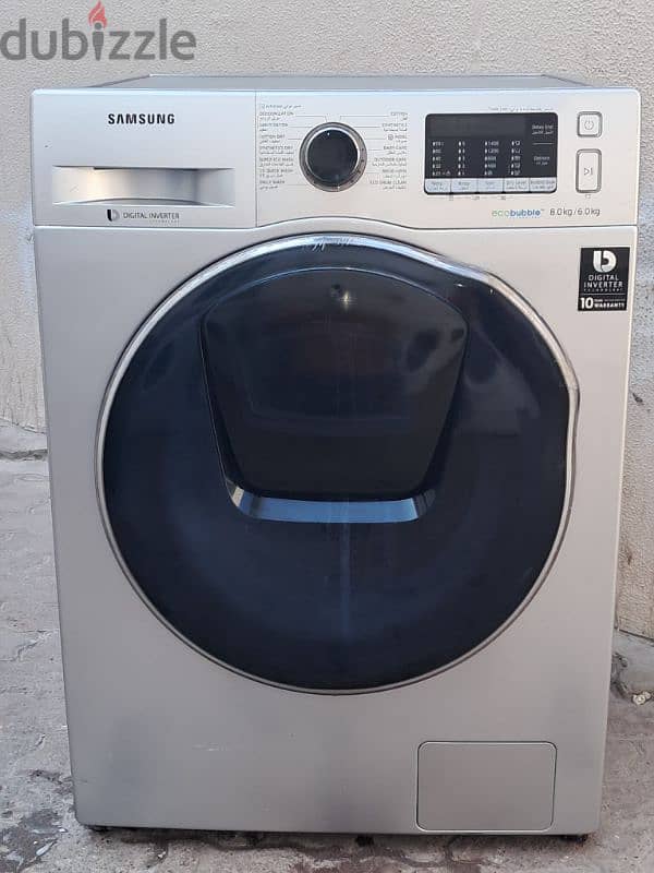 SAMSUNG 8/6 KG WASHING MACHINE FOR SALE GOOD QUALITY CALL ME. 70697610 0