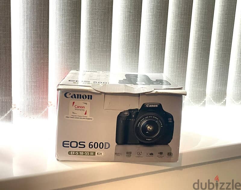 Canon E O S 600 D 18.0MP - (Kit w/ EF-S 18-55mm Lens 0