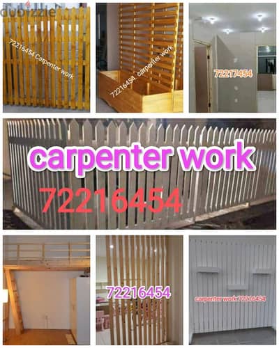 wooden selling carpenter work