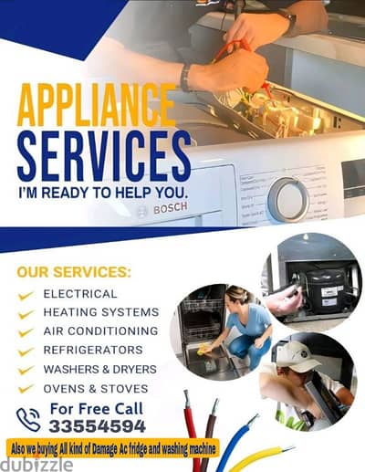 We  Do Repair All  Refrigerator & Fridge Washing machine  Repair