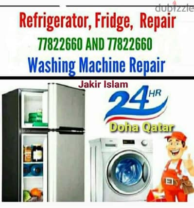 Fridge And freezer Ac washing machine Repair 77822660