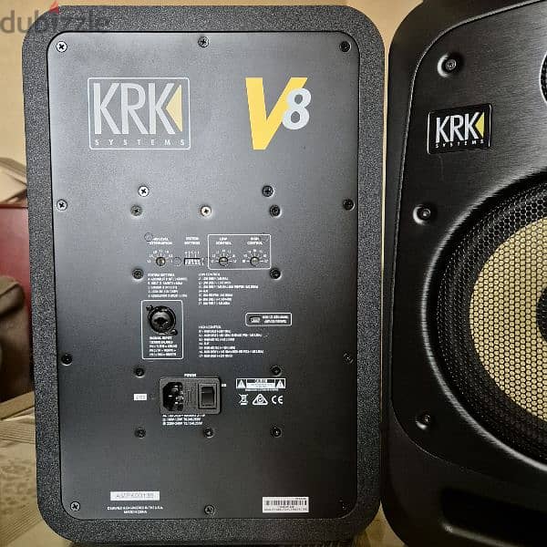 KRK V8 Powered Monitor Speakers 2