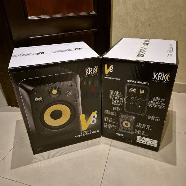 KRK V8 Powered Monitor Speakers 5