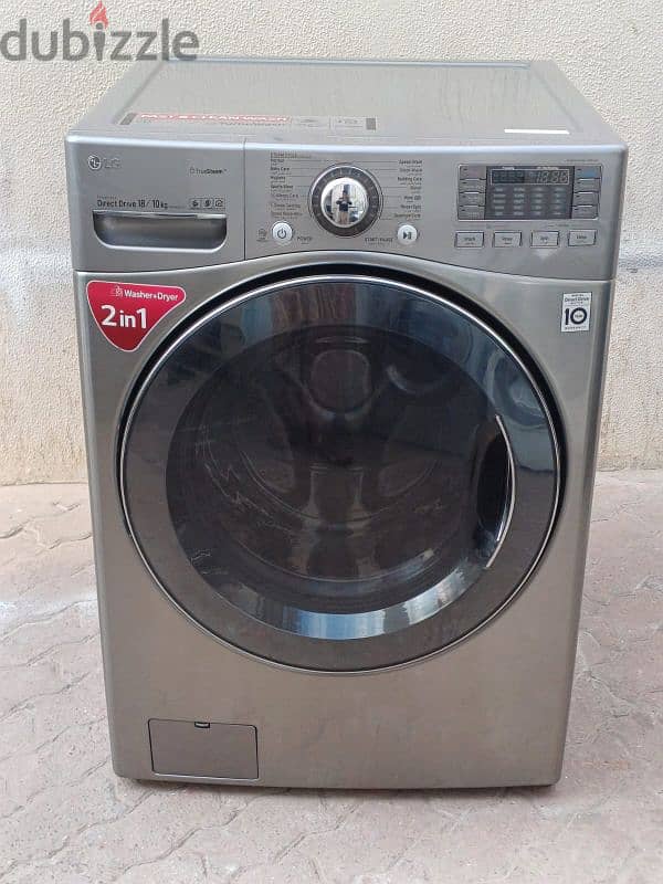 LG 18/10 KG AUTOMATIC WASHING MACHINE FOR SELL CALL ME 70577993 0