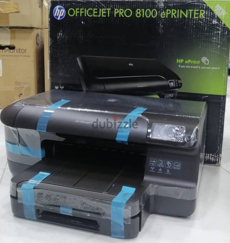 HP Color Printer  HP OFFICEJET PRO 8100 ePRINTER Model = N811a Wifi , 2