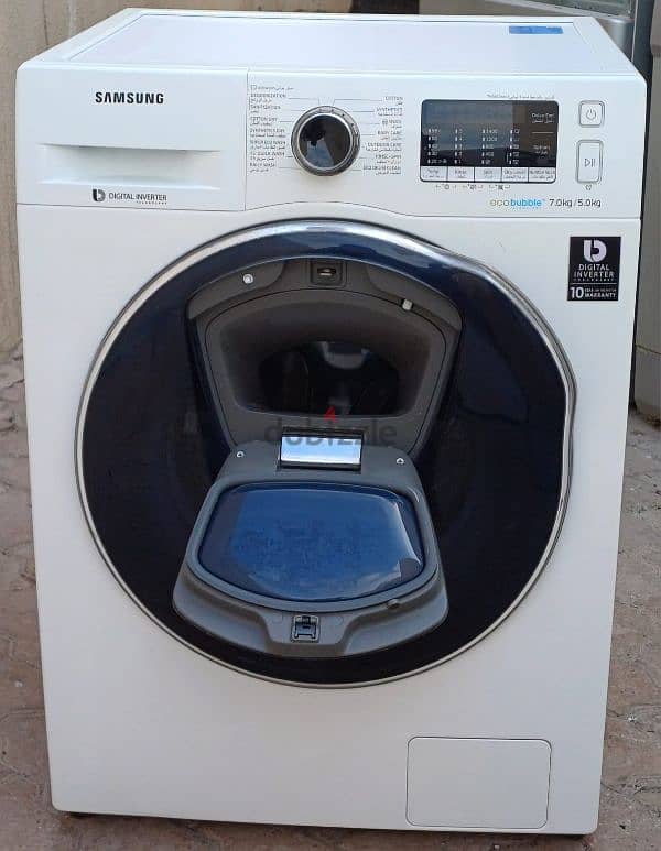 SAMSUNG 7/5 KG AUTOMATIC WASHING MACHINE FOR SELL CALL ME 70577993 0