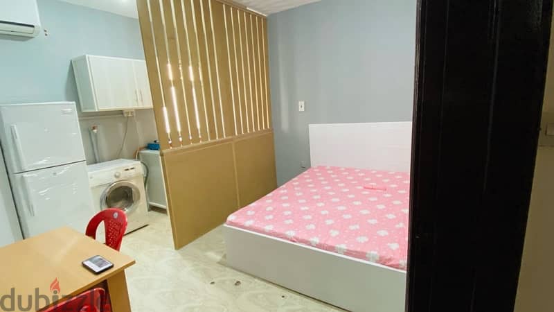 fully furnished studio available in new salatha 0