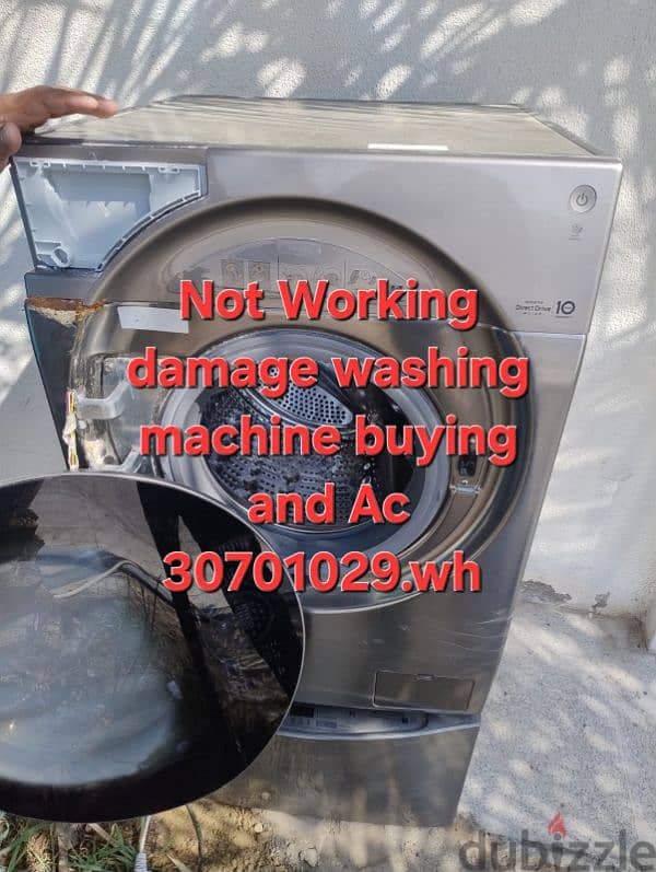 Damage washing machine buying 30701029. wh 0