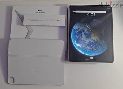 Apple - 12.9" iPad Pro 5th Gen Cellular with Wi-Fi - 512GB Magic Keyb