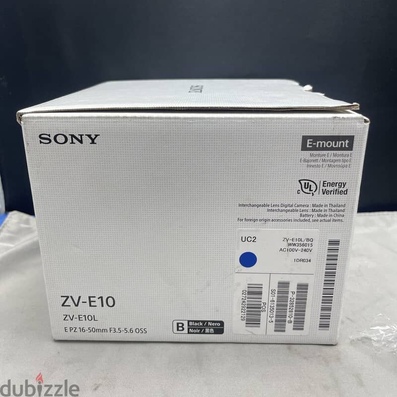 SONY ZV - E10 MIRRORLESS 16-50MM LENS RETAIL KIT 1