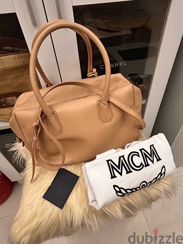 AUTHENTIC MCM BOSTON BAG 1