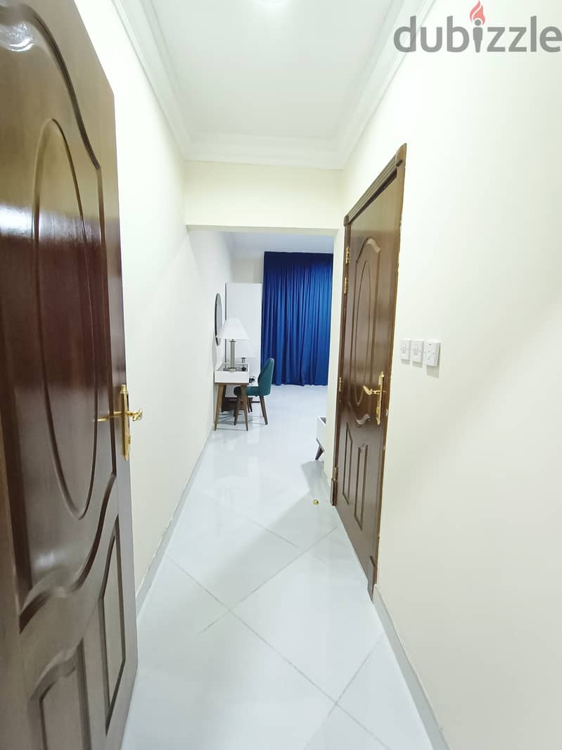 Including bills. . . 1 BHK furnished apartment at wakra 2