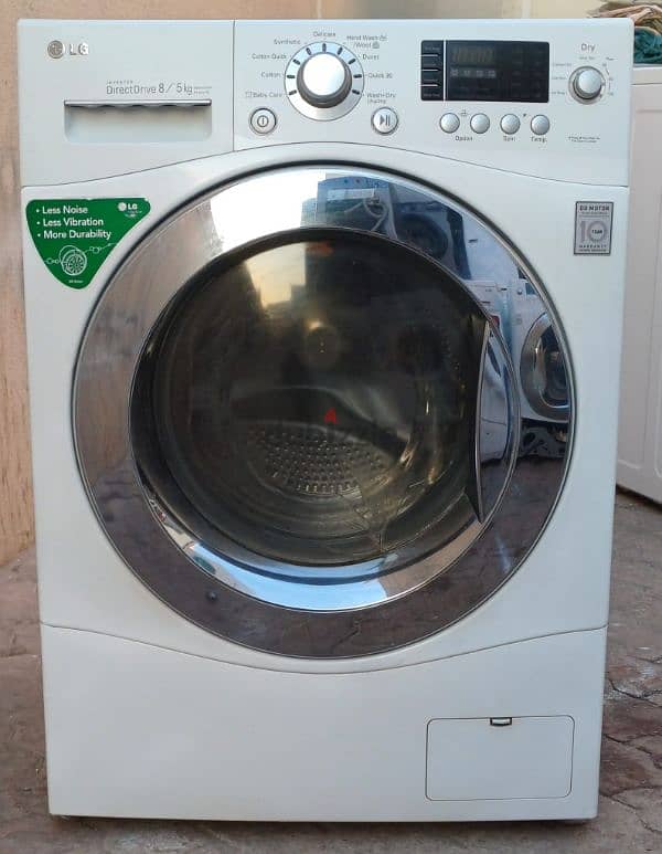 Lg 8/5. kg Washing machine for sale good quality call me. 70697610 0