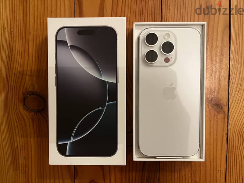 iPhone 16 pro white 256GB new 2