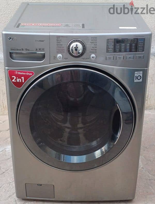 LG 18/10 KG AUTOMATIC WASHING MACHINE FOR SELL CALL ME 70577993 0