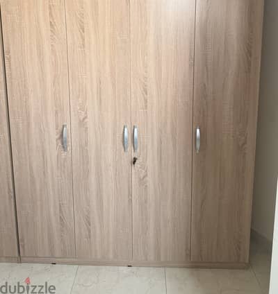 Spacious wooden cupboard/ wardrobe