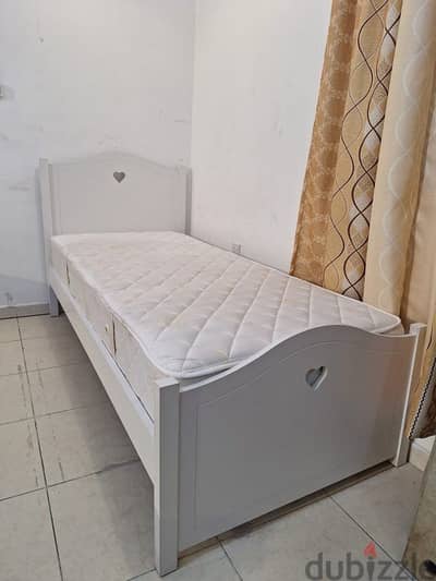 single bed with mattress for sale