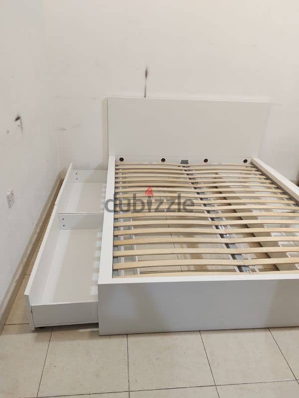 Queen size bed for sale IKEA 1