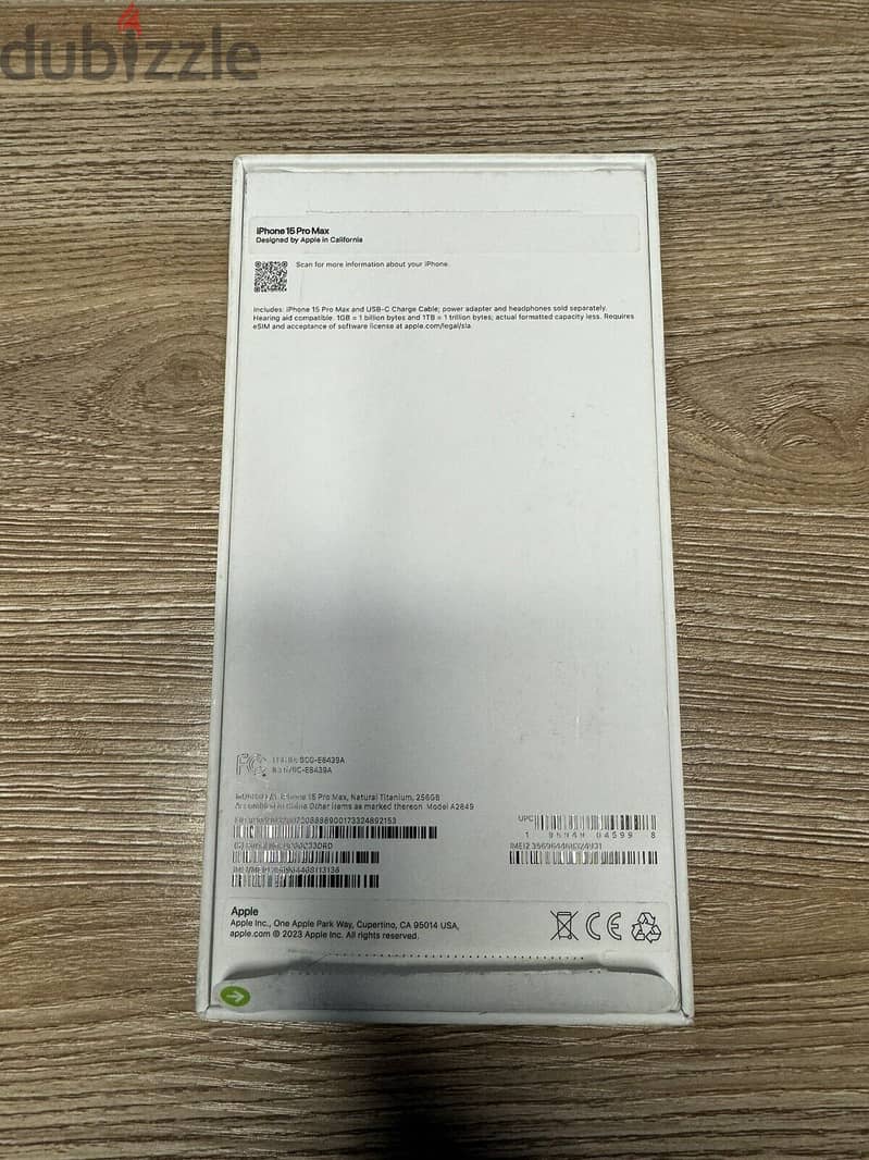 Apple iPhone 15 Pro Max -256 GB- Natural Titanium,BRAND NEW 4