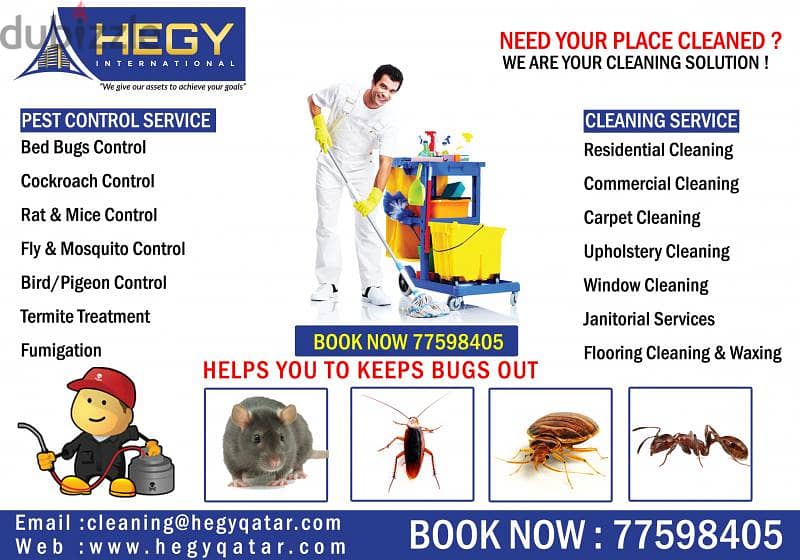 Best Cleaning & Pest Control Services In Doha Qatar 0