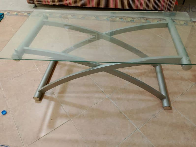 glass tea table for only 50QR 0