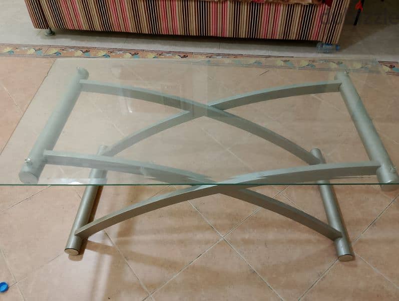 glass tea table for only 50QR 2