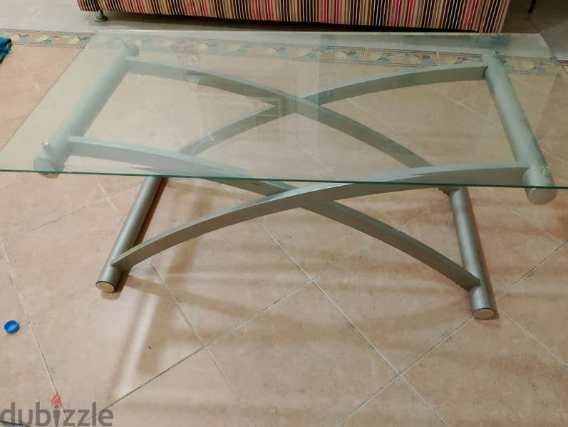 glass tea table for only 50QR 3